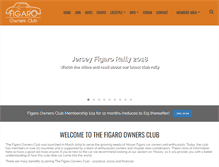 Tablet Screenshot of figaroownersclub.com